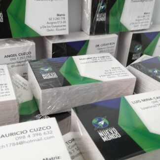 Tarjetas de presentación