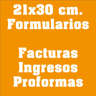 Facturas o Formulario 21x30 cm